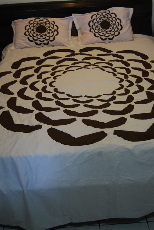 round quilts cover