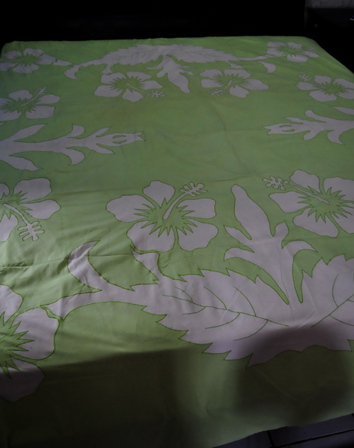 lime hibiscus quilts